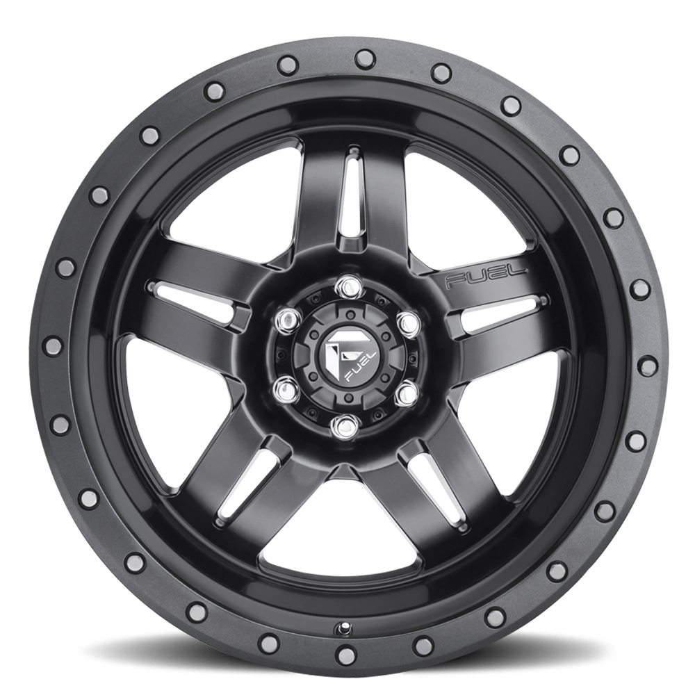 Aluminum Wheels 18X9 Anza D558 5 On 150 Matte Gunmetal Gray 110.3 Bore 20 Offset 5 Spoke Fuel Off Road Wheels