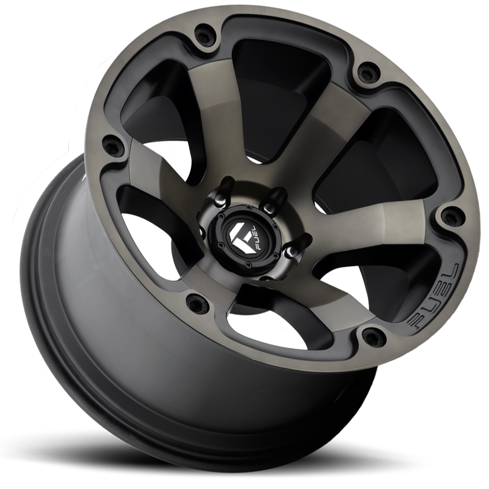 Aluminum Wheels 18X9 Beast D564 5 On 150 Matte Black/Machined Dark Tint 110.3 Bore 20 Offset 6 Spoke Fuel Off Road Wheels