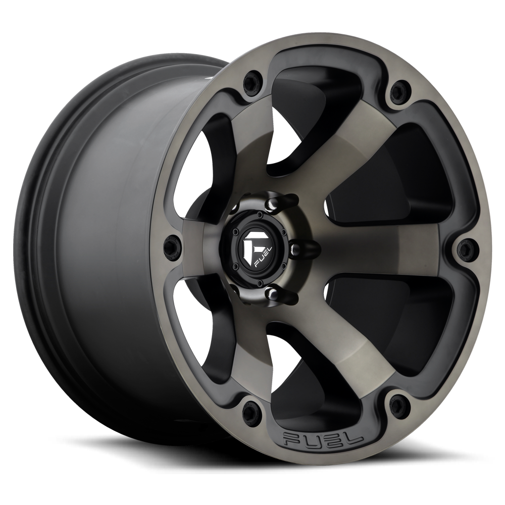 Fuel Off-Road Aluminum Wheels 18X9 Beast D564 Matte Black/Machined Dark Tint