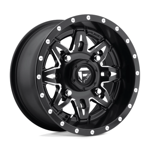 Fuel Off-Road Aluminum Wheels 14X7 Lethal Utv D567 Matte Black Milled