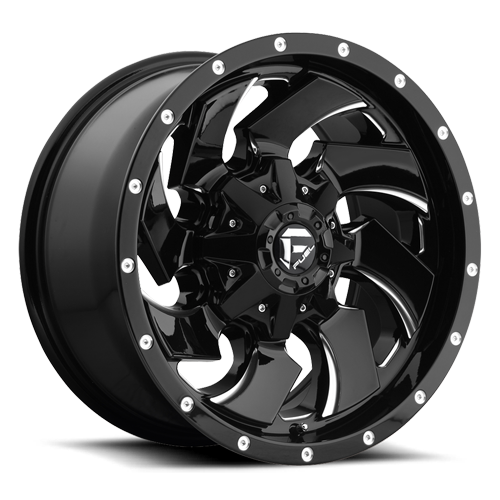 Fuel Off-Road Aluminum Wheels 17X9 Cleaver D574 Gloss Black/Milled