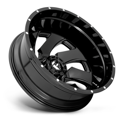 Dually Wheels 20X8.3 Cleaver Dually D574 8 On 210 Gloss Black Milled 154.3 Bore -195 Offset Multi Spoke Outer Dually Fuel Off Road Wheels