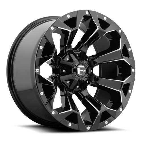 Fuel Off-Road Aluminum Wheels 18X9 Assault D576 Gloss Black Milled