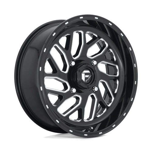 Fuel Off-Road Aluminum Wheels 18X7 Triton Utv D581 Gloss Black Milled