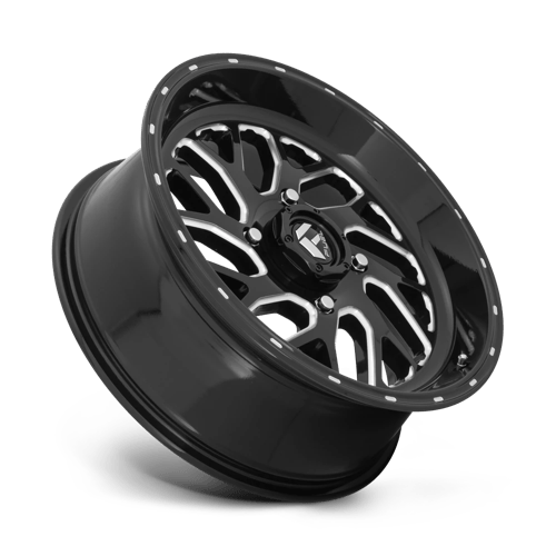 Fuel Off-Road Aluminum Wheels 16X7 Triton Utv D581 Gloss Black Milled
