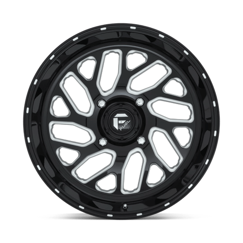 Fuel Off-Road D581 20X7 Gloss Black Milled 4x156 +13mm