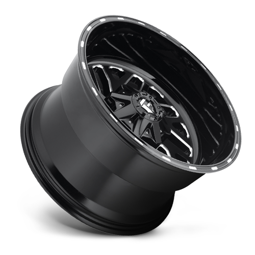 Aluminum Wheels 20X10 Triton D581 8 On 165.1 Gloss Black Milled 125.2 Bore -18 Offset Mesh Spoke Fuel Off Road Wheels