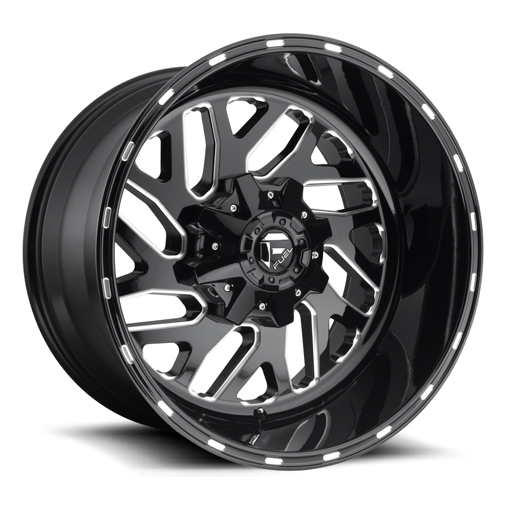 Fuel Off-Road Aluminum Wheels 22X12 Triton D581 Gloss Black/Milled