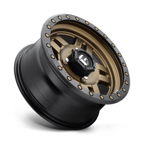 Fuel Off-Road Aluminum Wheels 14X7 Anza Utv D583 Matte Bronze Black Bead Ring