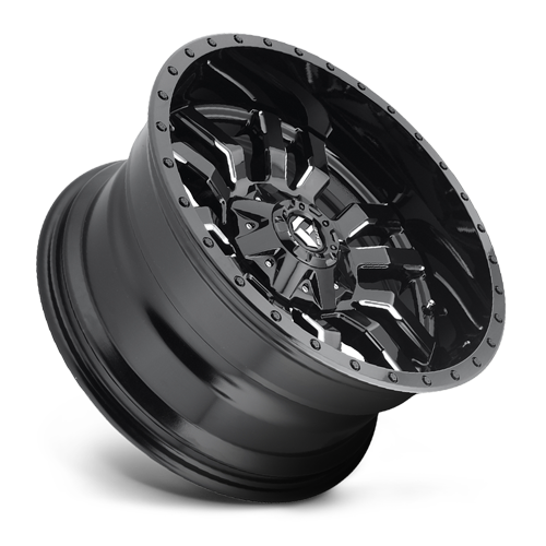 Aluminum Wheels 20X10 Sledge D595 8 On 165.1 Gloss Black Milled 125.2 Bore -18 Offset Fuel Off Road Wheels