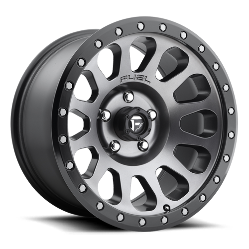 Fuel Off-Road Aluminum Wheels 20X9 Vector D601 Anthracite Gray Black Bead Ring