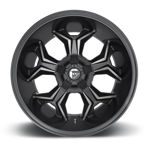 Aluminum Wheels 20X9 Avenger D605 5 On 139.7/5 On 150 Matte Black/Machined Dark Tint 110.3 Bore 20 Offset 5 Spoke Fuel Off Road Wheels