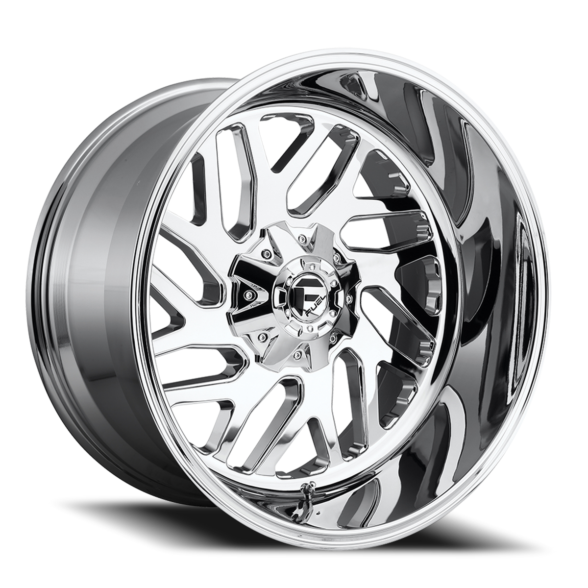Aluminum Wheels 20X10 Triton D609 8 On 180 Chrome Plated 124.2 Bore -18 Offset Mesh Spoke Fuel Off Road Wheels
