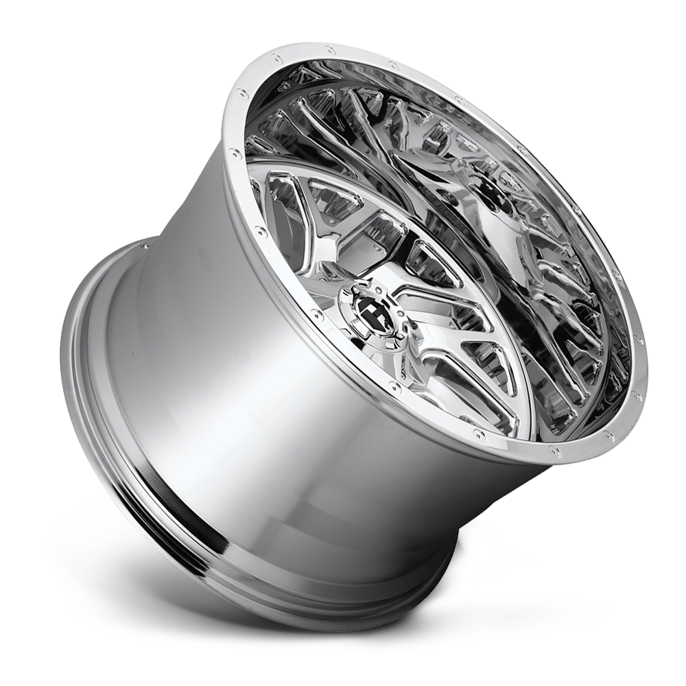 Aluminum Wheels 20X12 Triton D609 8 On 180 Chrome Plated 124.2 Bore -43 Offset Mesh Spoke Fuel Off Road Wheels