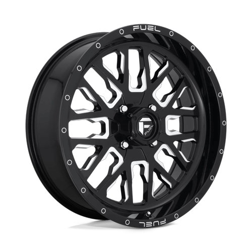 Fuel Off-Road Aluminum Wheels 20X7 Stroke Utv D611 Gloss Black Milled