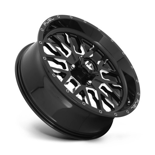 Fuel Off-Road Aluminum Wheels 20X7 Stroke Utv D611 Gloss Black Milled
