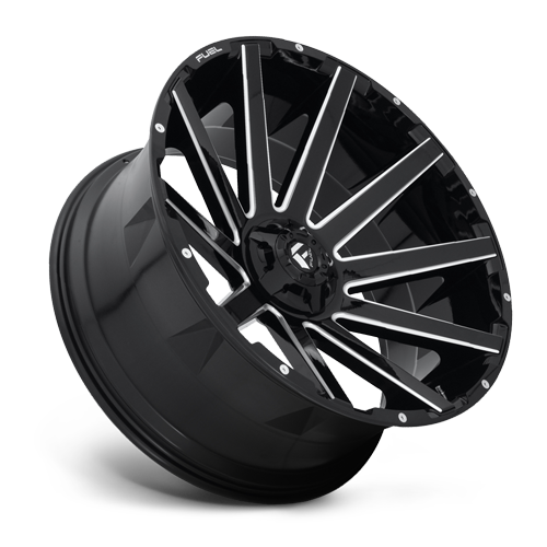 Aluminum Wheels 20X9 Contra D616 6 On 135/6 On 139.7 Matte Black Milled 106.1 Bore 2 Offset Multi Spoke Fuel Off Road Wheels