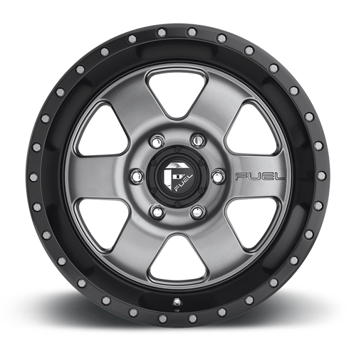 Aluminum Wheels 18X9 Podium D619 5 On 150 Anthracite/Black Lip 110.3 Bore 20 Offset Fuel Off Road Wheels