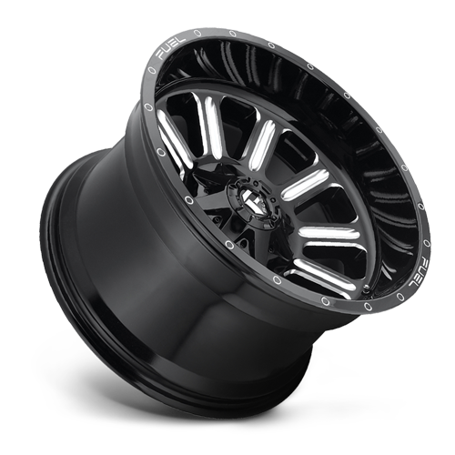 Aluminum Wheels 18X9 Hardline D620 5 On 139.7/5 On 150 Gloss Black/Milled 110.2 Bore 20 Offset Fuel Off Road Wheels