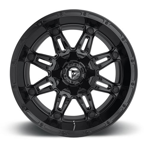 Aluminum Wheels 18X9 Hostage D625 6 On 135/6 On 139.7 Gloss Black 106.1 Bore -12 Offset 38 Lbs Fuel Off Road Wheels