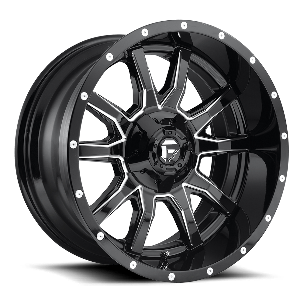 Fuel Off-Road Aluminum Wheels 18X9 Vandal D627 Gloss Black/Milled