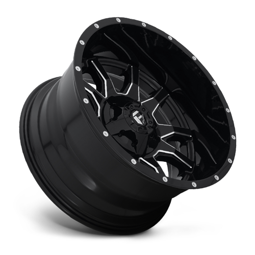 Aluminum Wheels 20X9 Vandal D627 5 On 139.7/5 On 150 Gloss Black Milled 110.1 Bore 20 Offset Fuel Off Road Wheels