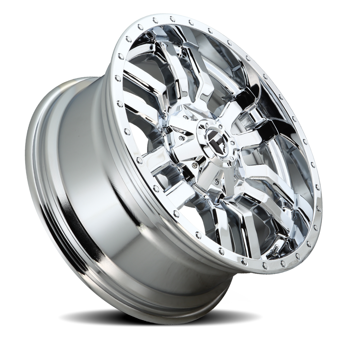 Aluminum Wheels 20X10 Sledge D631 6 On 135/6 On 139.7 Chrome Plated 106.1 Bore -18 Offset Fuel Off Road Wheels