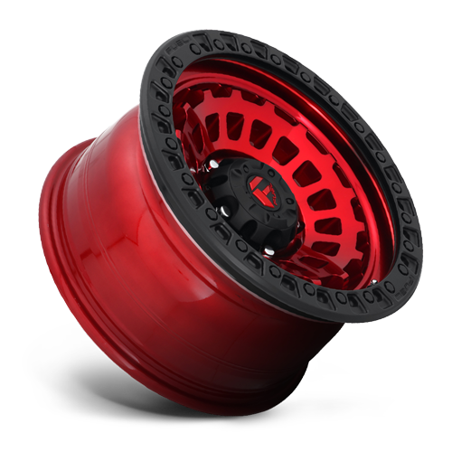 Aluminum Wheels 17X9 Zephyr D632 5 On 127 Candy Red W/Matte Black Ring 71.6 Bore 1 Offset Fuel Off Road Wheels