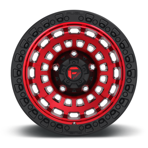 Aluminum Wheels 20X9 Zephyr D632 6 On 135 Candy Red W/Matte Black Ring 87.1 Bore 20 Offset Fuel Off Road Wheels
