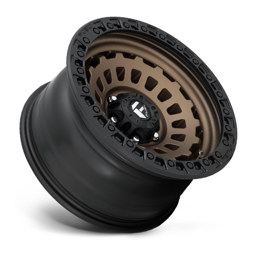 Aluminum Wheels 17X9 Zephyr D634 6 On 139.7 Matte Bronze W/Black Bead Ring 106.1 Bore 1 Offset Fuel Off Road Wheels