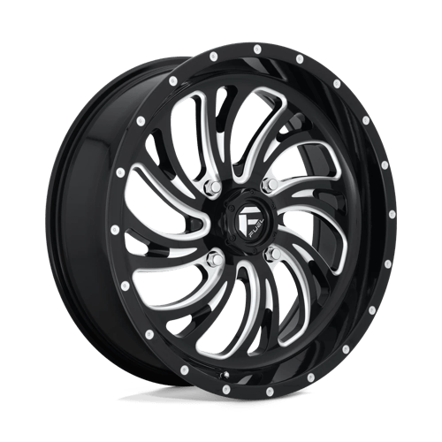 Fuel Off-Road Aluminum Wheels 18X7 Kompressor Utv D641 Gloss Black Milled