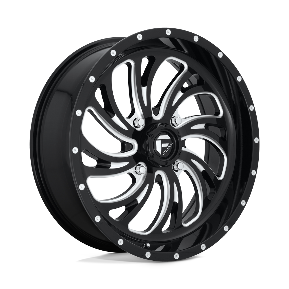 Fuel Off-Road D641 20X7 Gloss Black Milled 4x156 +13mm