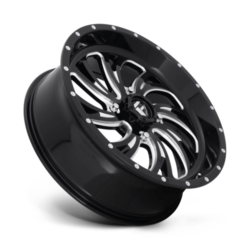 Fuel Off-Road D641 22X7 Gloss Black Milled 4x156 +13mm