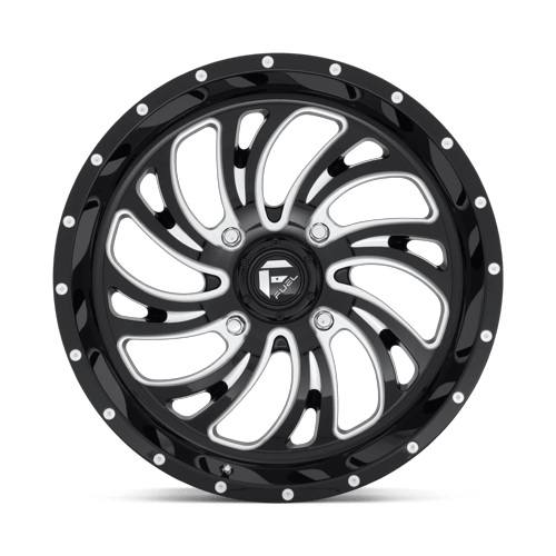 Fuel Off-Road Aluminum Wheels 22X7 Kompressor Utv D641 Gloss Black Milled