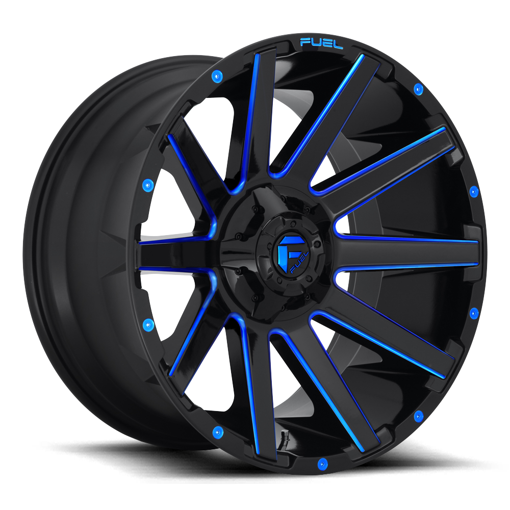 Fuel Off-Road Aluminum Wheels 20X10 Contra D644 Gloss Red/Milled