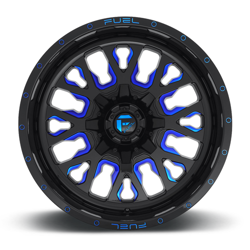 Aluminum Wheels 18X9 Stroke D645 5 On 139.7/5 On 150 Gloss Blue Milled 110.3 Bore 1 Offset Fuel Off Road Wheels