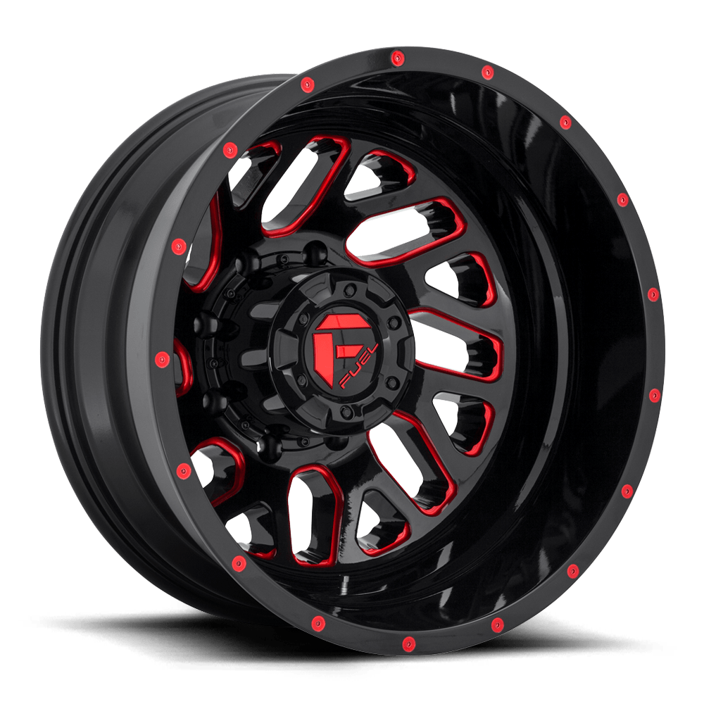 Fuel Off-Road D656 20X8.25 Gloss Black W/ Red Tint 8x165.1 -240mm