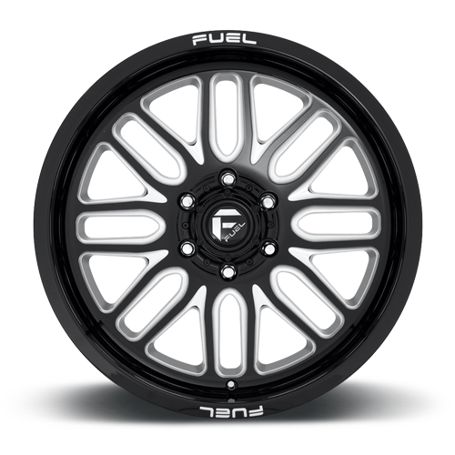 Aluminum Wheels 22X12 Ignite D662 8 On 165.1 Gloss Black Milled 125.1 Bore -43 Offset Fuel Off Road Wheels