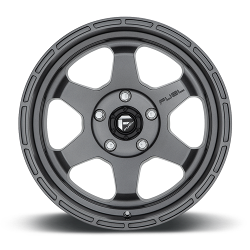 Aluminum Wheels 17X9 Shok D665 5 On 150 Matte Anthracite Gray 110.1 Bore -12 Offset Fuel Off Road Wheels