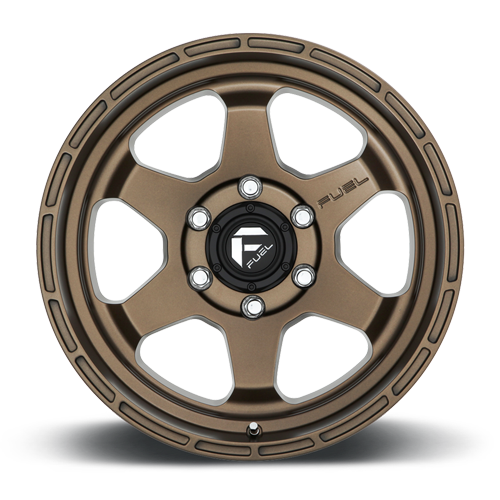 Aluminum Wheels 18X9 Shok D666 5 On 127 Matte Bronze 71.5 Bore 20 Offset Fuel Off Road Wheels