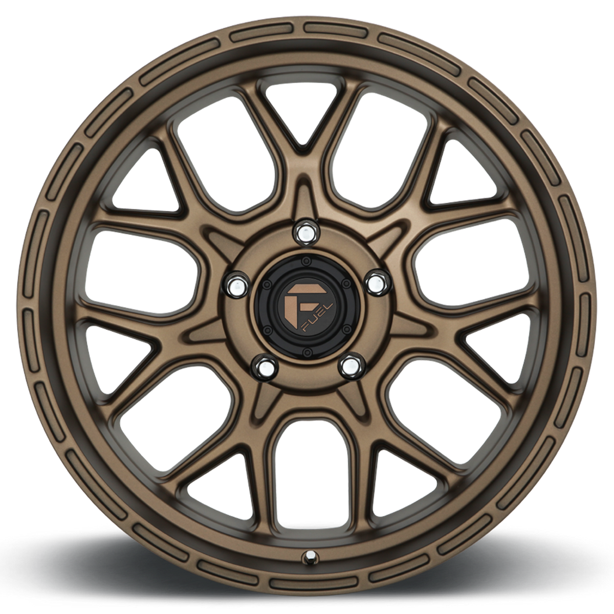 Aluminum Wheels 20X10 Tech D671 5 On 127 Matte Bronze 71.5 Bore -18 Offset Fuel Off Road Wheels