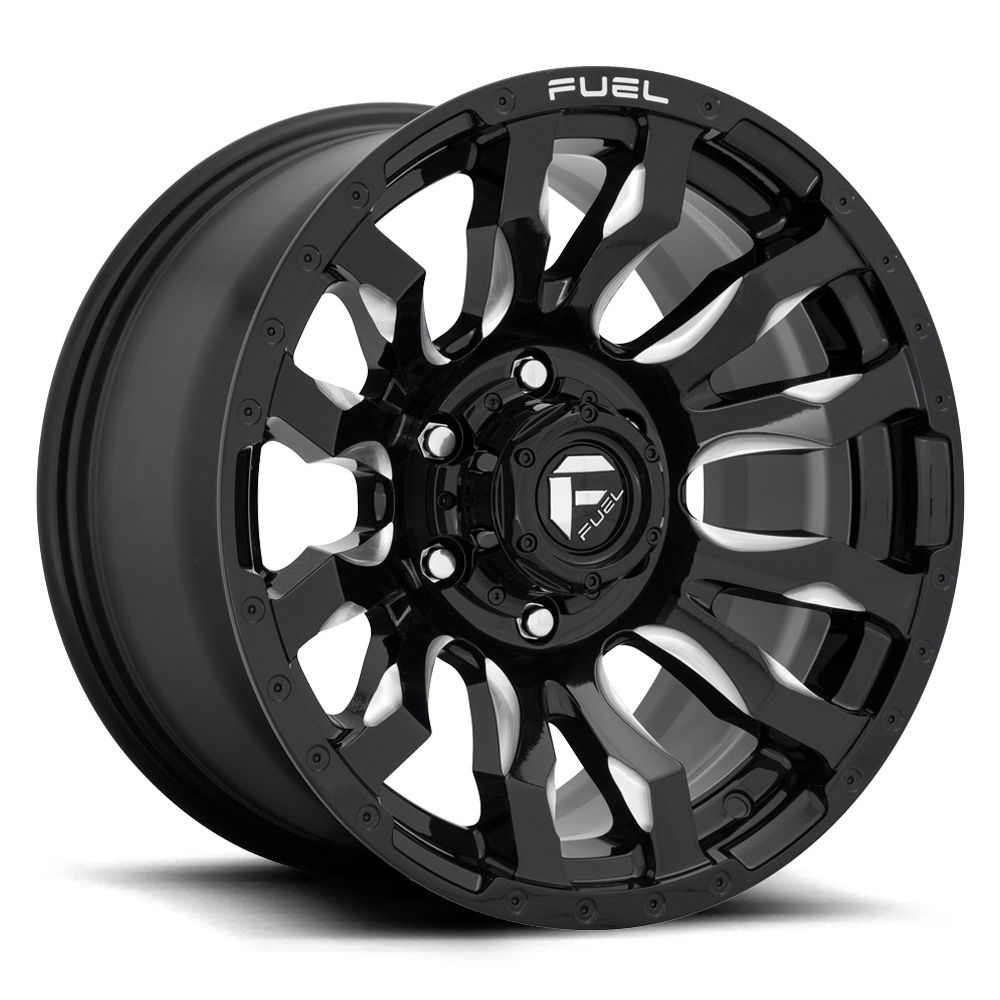 Fuel Off-Road Aluminum Wheels 18X9 Blitz D673 Gloss Black Milled