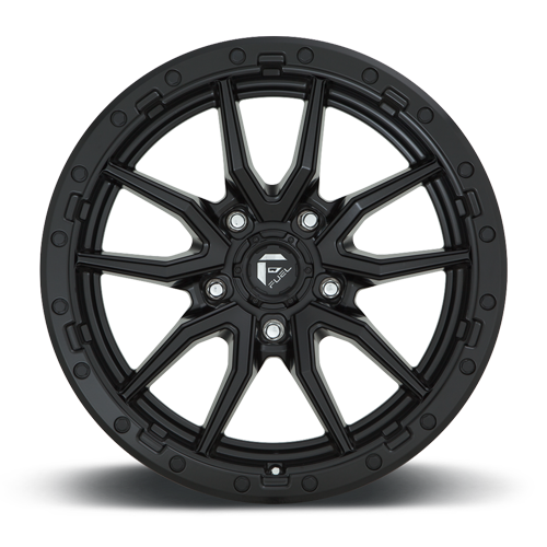 Aluminum Wheels 18X9 Rebel D679 5 On 150 Matte Black 110.2 Bore 1 Offset Fuel Off Road Wheels