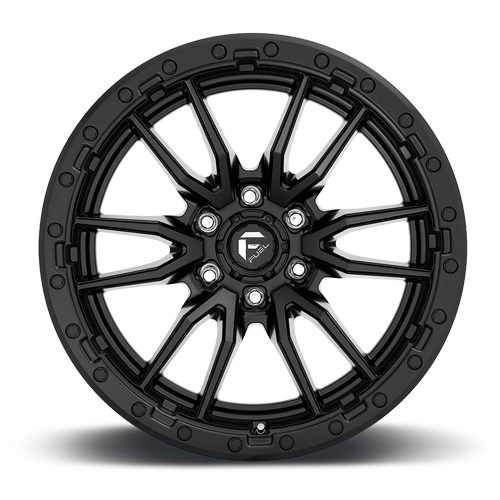 Aluminum Wheels 22X10 Rebel D679 6 On 139.7 Matte Black 106.1 Bore -13 Offset Fuel Off Road Wheels