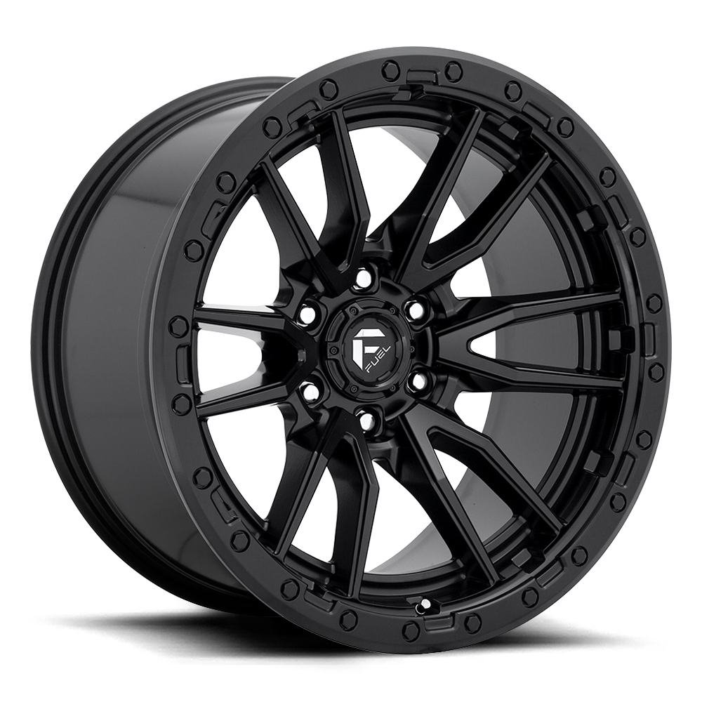 Fuel Off-Road Aluminum Wheels 22X12 Rebel D679 Matte Black