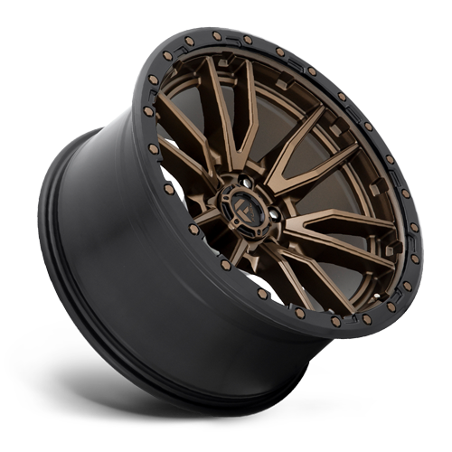 Aluminum Wheels 18X9 Rebel D681 6 On 135 Matte Bronze Black Bead Ring 87.1 Bore 20 Offset Fuel Off Road Wheels