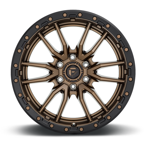 Aluminum Wheels 20X9 Rebel D681 6 On 135 Matte Bronze Black Bead Ring 87.1 Bore 1 Offset Fuel Off Road Wheels