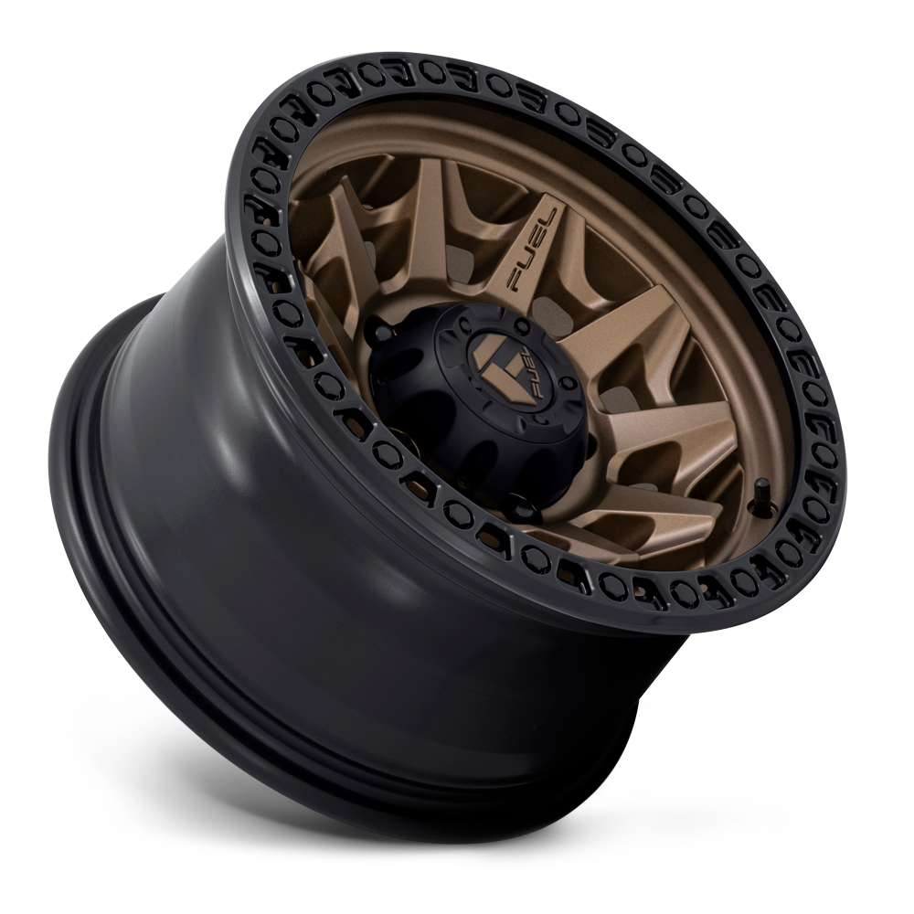 Aluminum Wheels 17X9 Covert D696 5 On 150 Matte Bronze Black Bead Ring 110.1 Bore 1 Offset Multi Spoke Fuel Off Road Wheels