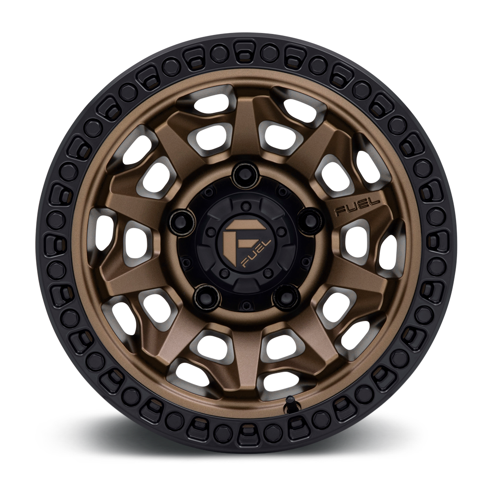 Aluminum Wheels 20X9 Covert D696 5 On 127 Matte Bronze Black Bead Ring 71.5 Bore 20 Offset Multi Spoke Fuel Off Road Wheels