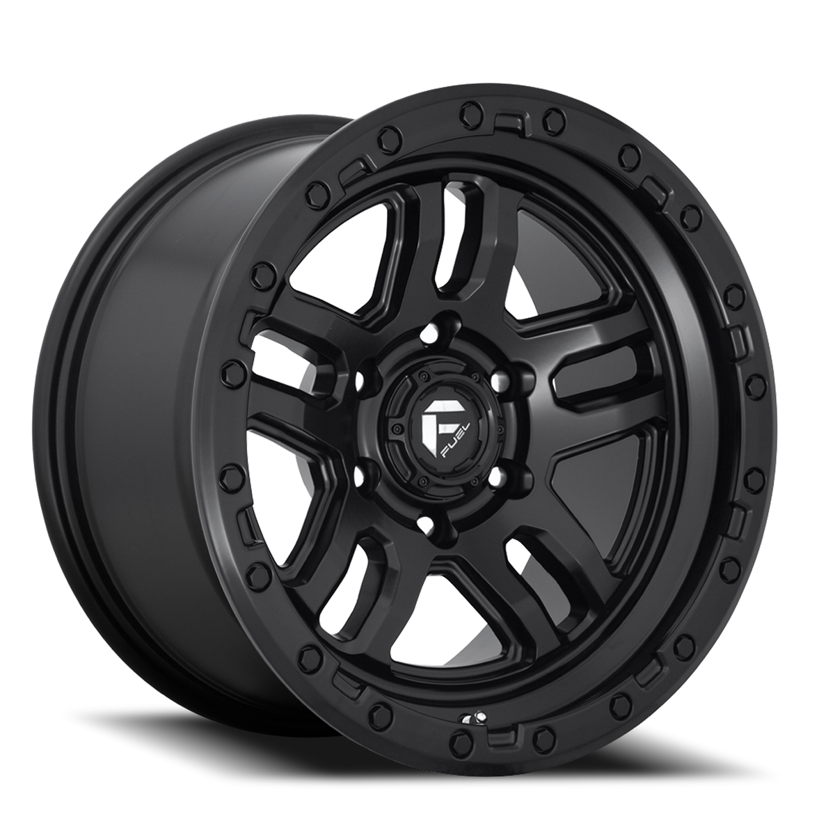 Aluminum Wheels 20X9 AMMO D700 6 On 139.7 Matte Black 106.1 Bore 1 Offset 5 Spoke Fuel Off Road Wheels